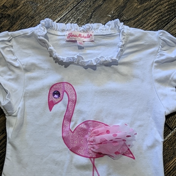 Fona Michelle Flamingo Shirt - Picture 2 of 6